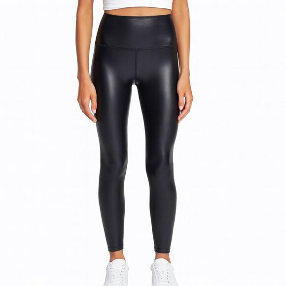 Beyond Yoga Sportgloss High Waisted Midi Leggings Women’s Size Medium Black - Picture 1 of 9